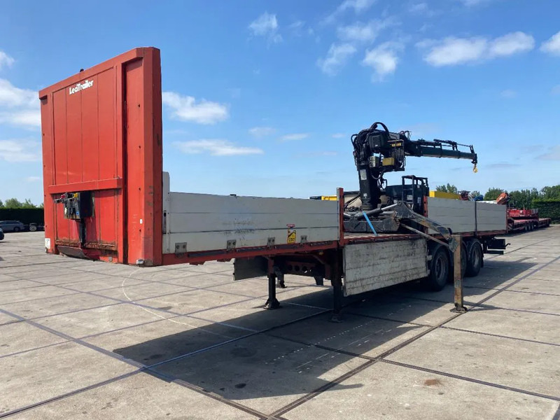 Lecitrailer MET HIAB R165 F3 - Platós félpótkocsi: 1 kép. Lecitrailer MET HIAB R165 F3 - Platós félpótkocsi: 1 kép.