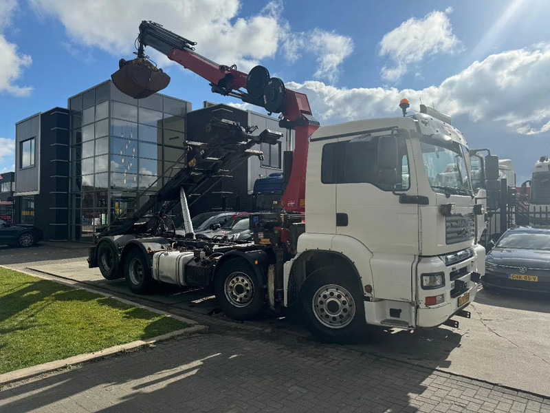 MAN TGA 35.440 8X2 - EURO 4 + HMF 2620K-RC 2018! + REMOTE + HYDRAUTO CABLE LIFT + LIFTING AXLE - Darus autó: 4 kép. MAN TGA 35.440 8X2 - EURO 4 + HMF 2620K-RC 2018! + REMOTE + HYDRAUTO CABLE LIFT + LIFTING AXLE - Darus autó: 4 kép.