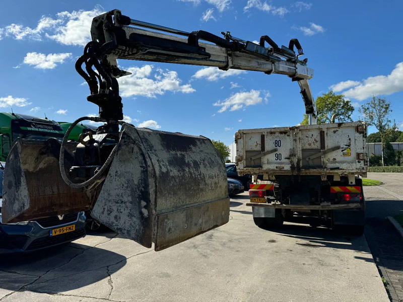 Billenőplatós teherautó, Darus autó MAN TGS 26.400 6X4 HIAB 166D + REMOTE CONTROL + 2 WAYS KIPPER TÜV TILL 07-2025: 8 kép.