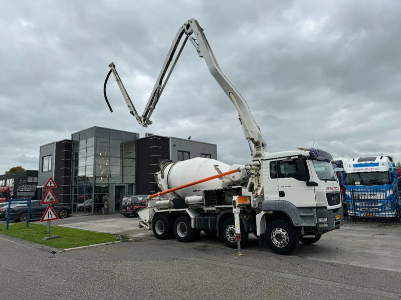 MAN TGS 35.400 8X4 PUTZMEISTER PUMP 21-3 + LIEBHERR MIXER - Betonpumpa: 5 kép. MAN TGS 35.400 8X4 PUTZMEISTER PUMP 21-3 + LIEBHERR MIXER - Betonpumpa: 5 kép.