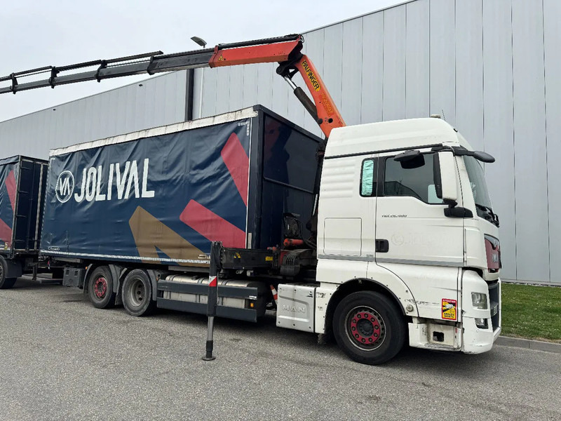 MAN TGX 26.480 6X2 - EURO 6 + PALFINGER PK20002 + REMOTE + LIFTING AXLE - Darus autó: 2 kép. MAN TGX 26.480 6X2 - EURO 6 + PALFINGER PK20002 + REMOTE + LIFTING AXLE - Darus autó: 2 kép.