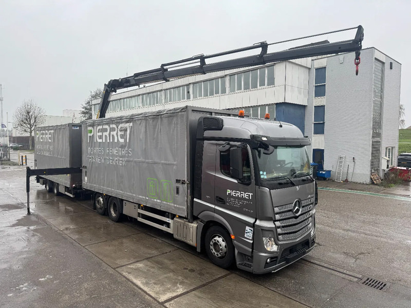 Mercedes-Benz Actros 2645 PALFINGER PK 19 + REMOTE CONTROL + ROYEN HANGER COMPLETE 2017! - Ponyvás teherautó, Darus autó: 3 kép. Mercedes-Benz Actros 2645 PALFINGER PK 19 + REMOTE CONTROL + ROYEN HANGER COMPLETE 2017! - Ponyvás teherautó, Darus autó: 3 kép.