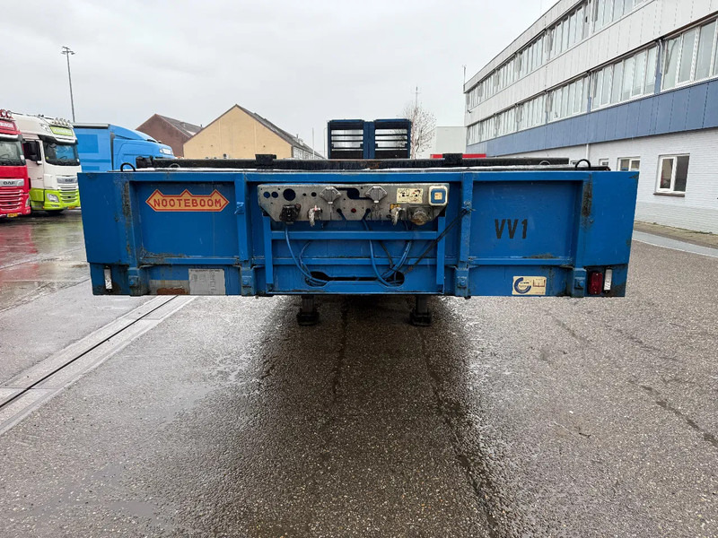 Nooteboom 3 AXLE FORCED STEERING,LIFTHING DECK, DUBBLE HYDRAULIC RAMPS, TUV TILL 05-2026 - Félpótkocsi mélybölcsős: 4 kép. Nooteboom 3 AXLE FORCED STEERING,LIFTHING DECK, DUBBLE HYDRAULIC RAMPS, TUV TILL 05-2026 - Félpótkocsi mélybölcsős: 4 kép.