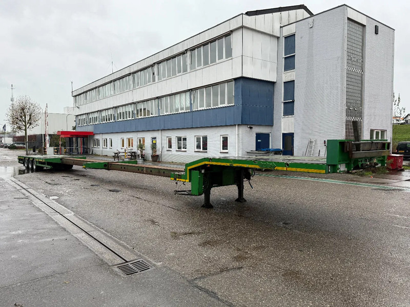 Nooteboom MCO-48-03V/L - 3 AXLES FORCED STEERING - 2x EXTENDABLE - Félpótkocsi mélybölcsős: 2 kép. Nooteboom MCO-48-03V/L - 3 AXLES FORCED STEERING - 2x EXTENDABLE - Félpótkocsi mélybölcsős: 2 kép.