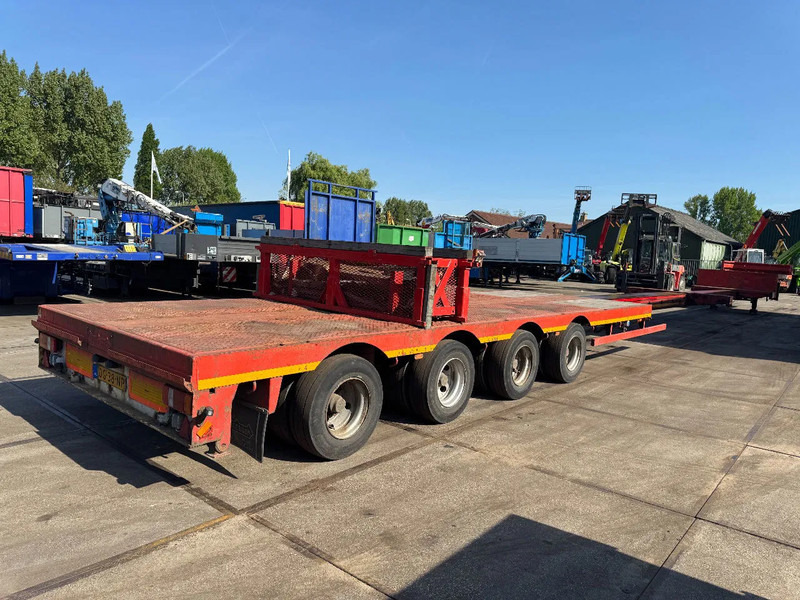 Nooteboom MCO-58-04V - 4 AXLE BPW + 2X EXTENDABLE - Félpótkocsi mélybölcsős: 2 kép. Nooteboom MCO-58-04V - 4 AXLE BPW + 2X EXTENDABLE - Félpótkocsi mélybölcsős: 2 kép.