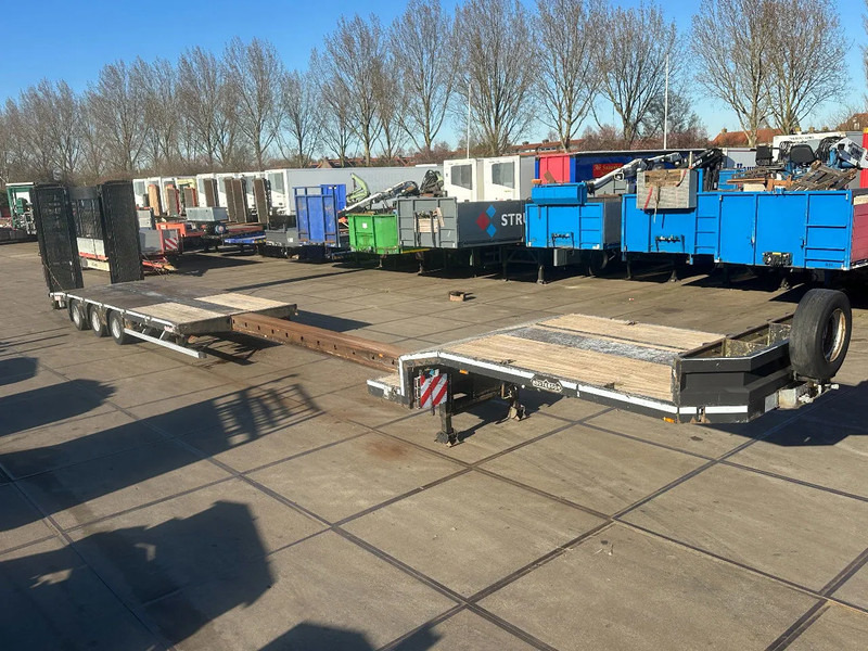 Nooteboom OSDS-48-03V, 6 M EXTENDABLE, LAST AXLE STEERING. FIRST LIFT AXEL, HYDRAULIC RAMPS - Félpótkocsi mélybölcsős: 1 kép. Nooteboom OSDS-48-03V, 6 M EXTENDABLE, LAST AXLE STEERING. FIRST LIFT AXEL, HYDRAULIC RAMPS - Félpótkocsi mélybölcsős: 1 kép.