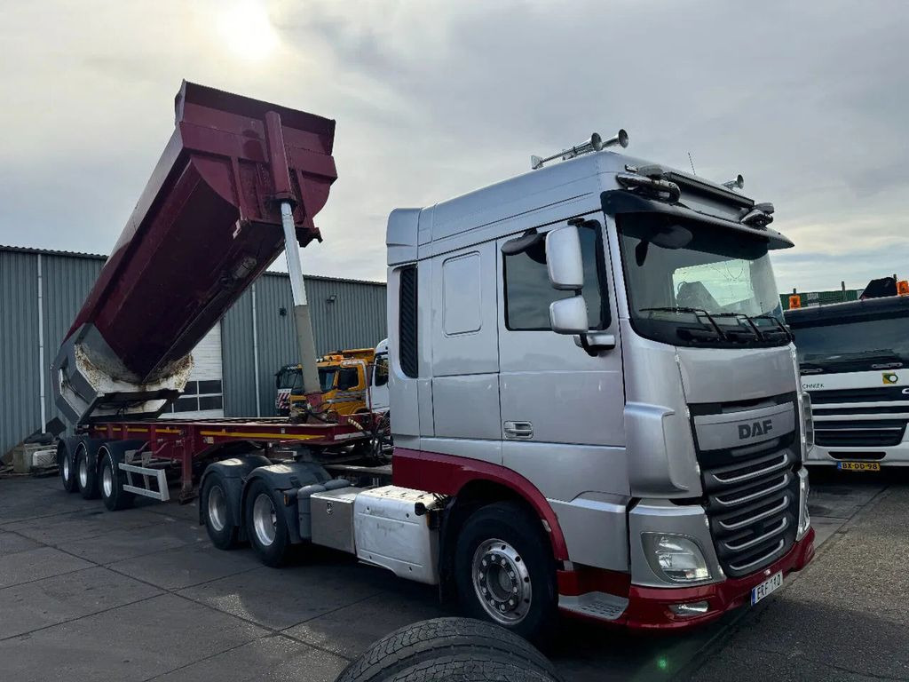 DAF XF 510 6X4 + KIPPER TRAILER - Nyergesvontató: 5 kép. DAF XF 510 6X4 + KIPPER TRAILER - Nyergesvontató: 5 kép.