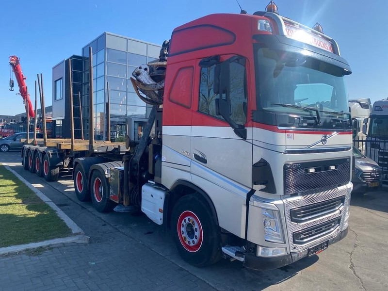 Nyergesvontató Volvo FH 540 6X4 EURO 6 + EPSILON S260Z96 + TRAILER 4 AXLE DOLL: 9 kép.