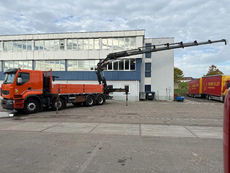 Renault Premium 430 8X4 EEV + HIAB 477 E-7 HIPRO + REMOTE - Darus autó: 3 kép. Renault Premium 430 8X4 EEV + HIAB 477 E-7 HIPRO + REMOTE - Darus autó: 3 kép.