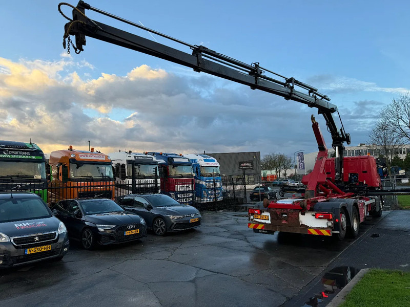 Scania P320 6X2 - EURO 6 + HIAB XS 144 HIPRO + REMOTE + HIAB HOOK + RETARDER - Horgos rakodó teherautó, Darus autó: 4 kép. Scania P320 6X2 - EURO 6 + HIAB XS 144 HIPRO + REMOTE + HIAB HOOK + RETARDER - Horgos rakodó teherautó, Darus autó: 4 kép.