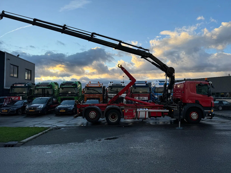 Scania P320 6X2 - EURO 6 + HIAB XS 144 HIPRO + REMOTE + HIAB HOOK + RETARDER - Horgos rakodó teherautó, Darus autó: 5 kép. Scania P320 6X2 - EURO 6 + HIAB XS 144 HIPRO + REMOTE + HIAB HOOK + RETARDER - Horgos rakodó teherautó, Darus autó: 5 kép.