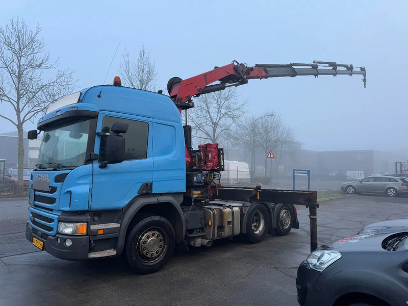 Scania P450 6X2 - EURO 6 + HMF 2620-K5 + REMOTE + LIFT AXLE - Darus autó: 1 kép. Scania P450 6X2 - EURO 6 + HMF 2620-K5 + REMOTE + LIFT AXLE - Darus autó: 1 kép.