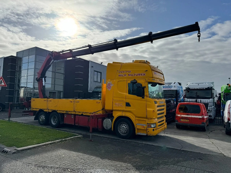 Scania R500 V8 6X2 EURO 5 + HIAB 377EP-4XS + REMOTE CONTROL + RETARDER - Darus autó: 1 kép. Scania R500 V8 6X2 EURO 5 + HIAB 377EP-4XS + REMOTE CONTROL + RETARDER - Darus autó: 1 kép.