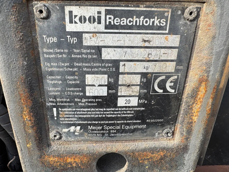 Hordozható targonca Terberg TKL-MC-3X3 TKL-MC-3X3 - 2000KG 3,2 LIFTING HEIGHT: 7 kép.