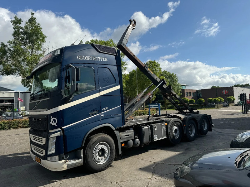 Volvo FH 500 8X2 EURO 6 + PALFINGER T22 HOOKLIFT - Horgos rakodó teherautó: 1 kép. Volvo FH 500 8X2 EURO 6 + PALFINGER T22 HOOKLIFT - Horgos rakodó teherautó: 1 kép.