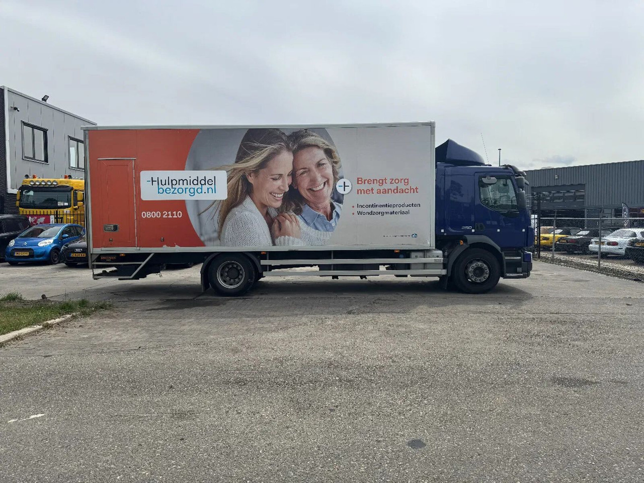 Volvo FL 250 4X2 EURO 6 DHOLLANDIA LIFT + CARGOLOCK TÜ - Dobozos felépítményű teherautó: 4 kép. Volvo FL 250 4X2 EURO 6 DHOLLANDIA LIFT + CARGOLOCK TÜ - Dobozos felépítményű teherautó: 4 kép.