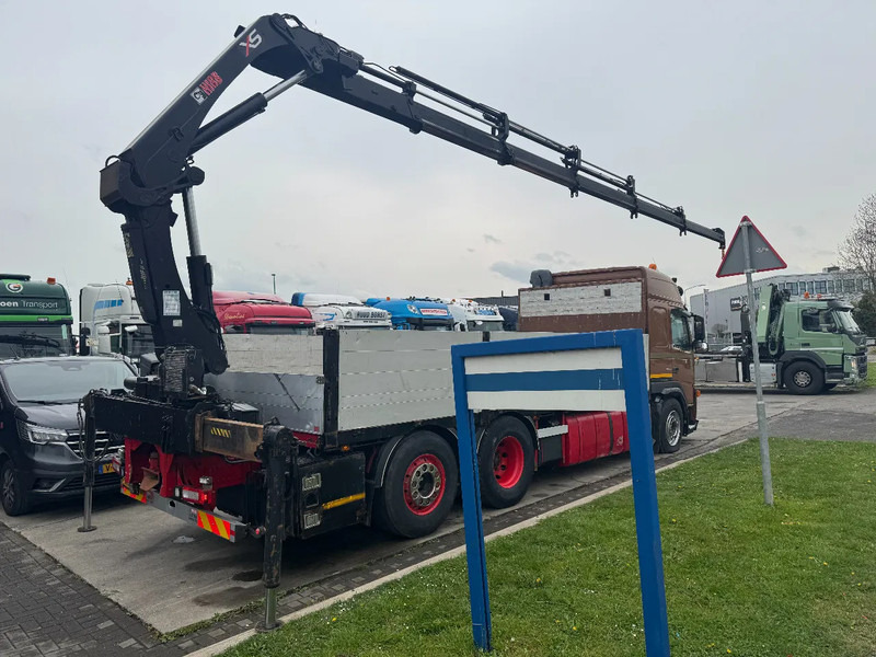Volvo FM 500 6X2 EURO 5 HIAB 211 EP5 + REMOTE CONTROL - Platós teherautó, Darus autó: 3 kép. Volvo FM 500 6X2 EURO 5 HIAB 211 EP5 + REMOTE CONTROL - Platós teherautó, Darus autó: 3 kép.