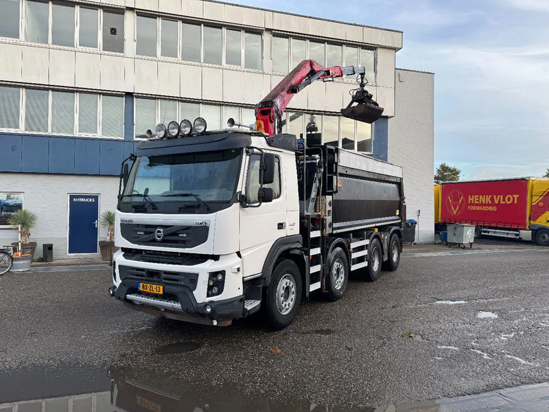 Darus autó Volvo FMX 420 8X4 HMF 1643Z2 + REMOTE CONTROL + HYVA KIPPER: 8 kép.