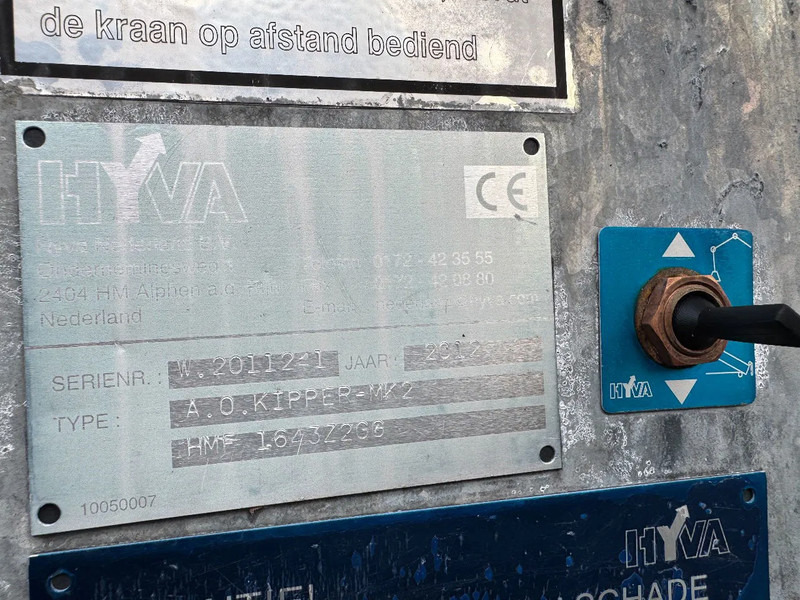 Darus autó Volvo FMX 420 8X4 HMF 1643Z2 + REMOTE CONTROL + HYVA KIPPER: 9 kép.