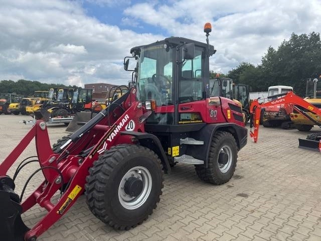 Gumikerekes homlokrakodó Yanmar V 80-5: 10 kép.