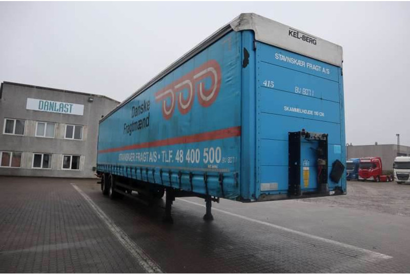 KEL-BERG 34 pl. Curtainsider/Planenauflieger/Gardintrailer - Félpótkocsi: 2 kép. KEL-BERG 34 pl. Curtainsider/Planenauflieger/Gardintrailer - Félpótkocsi: 2 kép.