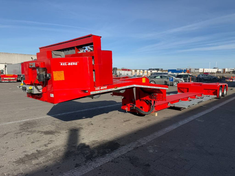 KEL-BERG 2-Axle Low bed trailer/Tiefbettaufl./Sengetrailer - Félpótkocsi mélybölcsős: 2 kép. KEL-BERG 2-Axle Low bed trailer/Tiefbettaufl./Sengetrailer - Félpótkocsi mélybölcsős: 2 kép.