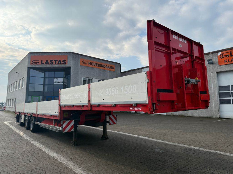 KEL-BERG 3-axle Stepdeck/Tiefbettauflieger/Nedbygget - Félpótkocsi mélybölcsős: 1 kép. KEL-BERG 3-axle Stepdeck/Tiefbettauflieger/Nedbygget - Félpótkocsi mélybölcsős: 1 kép.
