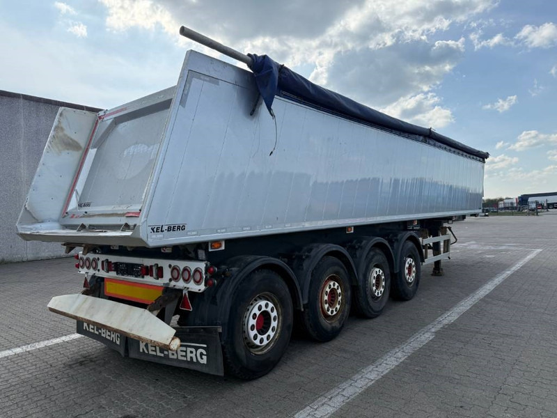KEL-BERG 4-axle Tipper/Kipper/Tiptrailer 37m3 - Félpótkocsi billenőplatós: 3 kép. KEL-BERG 4-axle Tipper/Kipper/Tiptrailer 37m3 - Félpótkocsi billenőplatós: 3 kép.