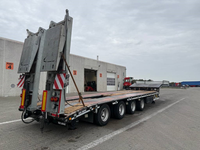 KEL-BERG Machine trailer / Maschinenanhänger / Maskintraile - Félpótkocsi mélybölcsős: 3 kép. KEL-BERG Machine trailer / Maschinenanhänger / Maskintraile - Félpótkocsi mélybölcsős: 3 kép.