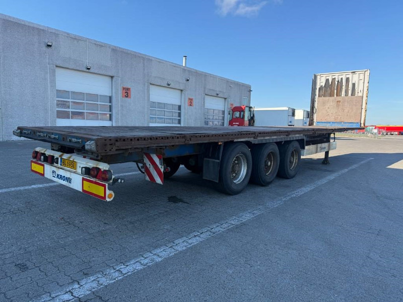 Krone Flatbed / Flachbettauflieger / Ladtrailer - Platós félpótkocsi: 3 kép. Krone Flatbed / Flachbettauflieger / Ladtrailer - Platós félpótkocsi: 3 kép.