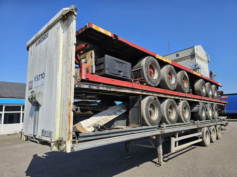 METACO DRUMBRAKES + Twistlocks - Platós félpótkocsi: 1 kép. METACO DRUMBRAKES + Twistlocks - Platós félpótkocsi: 1 kép.