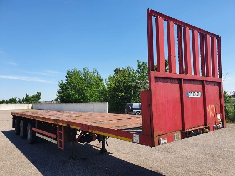 Nooteboom OVB-42 VV Extendable 20M Steering platform - Platós félpótkocsi: 5 kép. Nooteboom OVB-42 VV Extendable 20M Steering platform - Platós félpótkocsi: 5 kép.