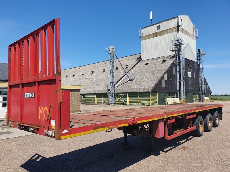 Nooteboom OVB-42 VV Extendable 20M Steering platform - Platós félpótkocsi: 2 kép. Nooteboom OVB-42 VV Extendable 20M Steering platform - Platós félpótkocsi: 2 kép.