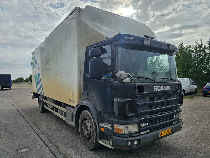 Scania P114-340 CP14 - Dobozos felépítményű teherautó: 3 kép. Scania P114-340 CP14 - Dobozos felépítményű teherautó: 3 kép.