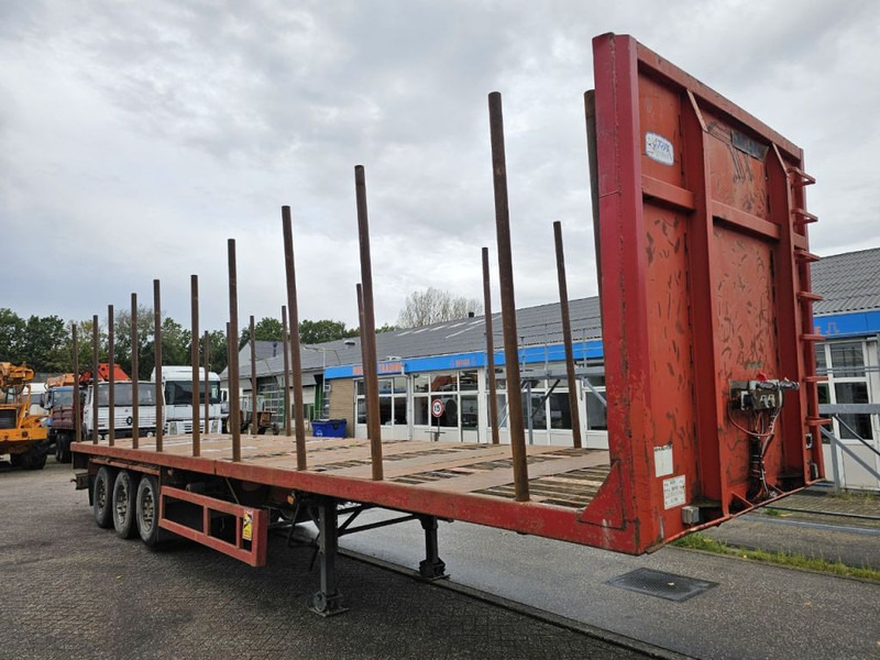 Trax 3 Meter extendable - MAX 15.5 meter long + Lifting axle - Platós félpótkocsi: 3 kép. Trax 3 Meter extendable - MAX 15.5 meter long + Lifting axle - Platós félpótkocsi: 3 kép.