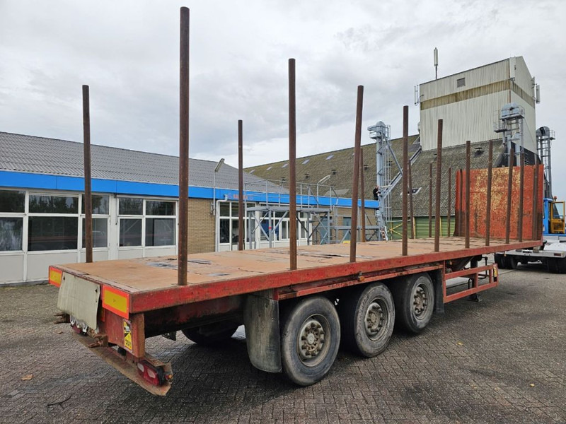 Trax 3 Meter extendable - MAX 15.5 meter long + Lifting axle - Platós félpótkocsi: 4 kép. Trax 3 Meter extendable - MAX 15.5 meter long + Lifting axle - Platós félpótkocsi: 4 kép.