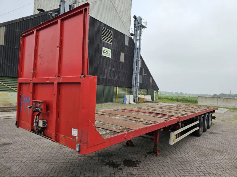 Trax 3 Meter extendable - MAX 15.5 meter long - SMB - DRUM - Platós félpótkocsi: 2 kép. Trax 3 Meter extendable - MAX 15.5 meter long - SMB - DRUM - Platós félpótkocsi: 2 kép.