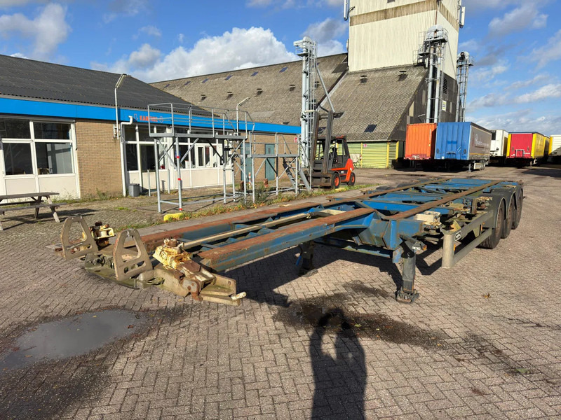 Van Hool 3B2018 - 45FT HC - 40FT HC - 2x 20FT HC - Félpótkocsi alváz: 1 kép. Van Hool 3B2018 - 45FT HC - 40FT HC - 2x 20FT HC - Félpótkocsi alváz: 1 kép.