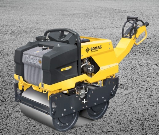 BOMAG BW 65 D - Lapvibrátor: 1 kép. BOMAG BW 65 D - Lapvibrátor: 1 kép.