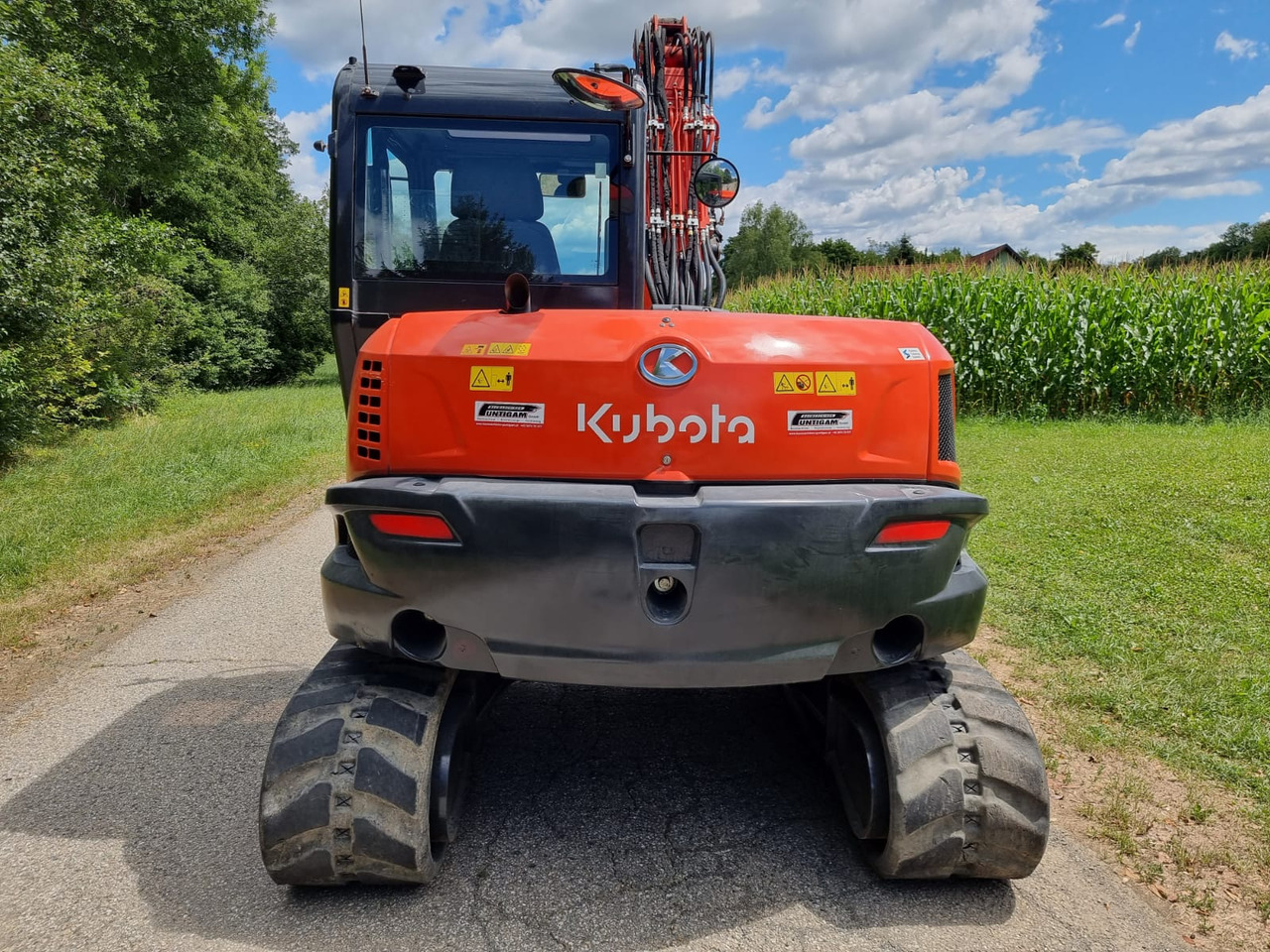 KUBOTA KX 080-4a2 - Minikotró: 5 kép. KUBOTA KX 080-4a2 - Minikotró: 5 kép.