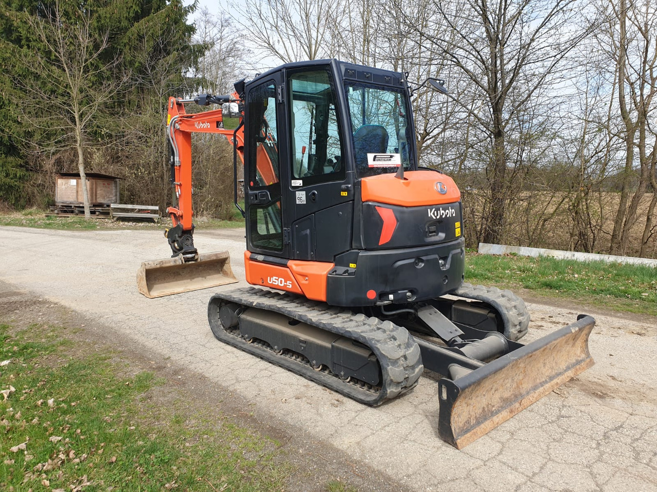 KUBOTA U 50-5 - Minikotró: 5 kép. KUBOTA U 50-5 - Minikotró: 5 kép.