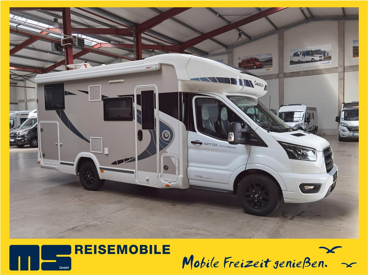 Chausson 627 GA TITANIUM -PREMIUM /EINZELBETTEN & HUBBETT - Félintegrált lakóautó: 1 kép. Chausson 627 GA TITANIUM -PREMIUM /EINZELBETTEN & HUBBETT - Félintegrált lakóautó: 1 kép.