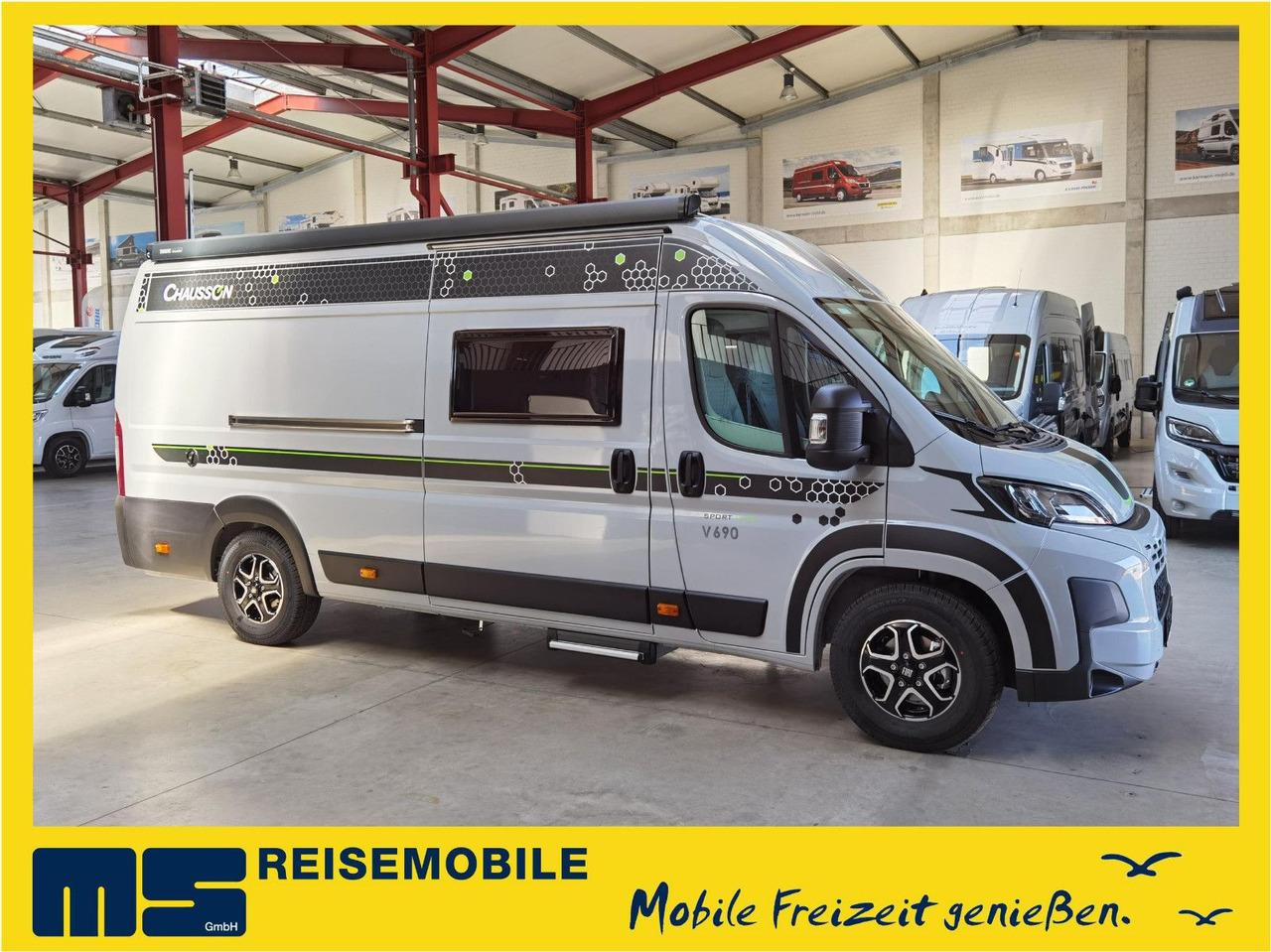 Chausson V690 SPORT LINE /-2025-/ 140PS- 8G / XXL-HUBBETT - Kempingautó: 1 kép. Chausson V690 SPORT LINE /-2025-/ 140PS- 8G / XXL-HUBBETT - Kempingautó: 1 kép.