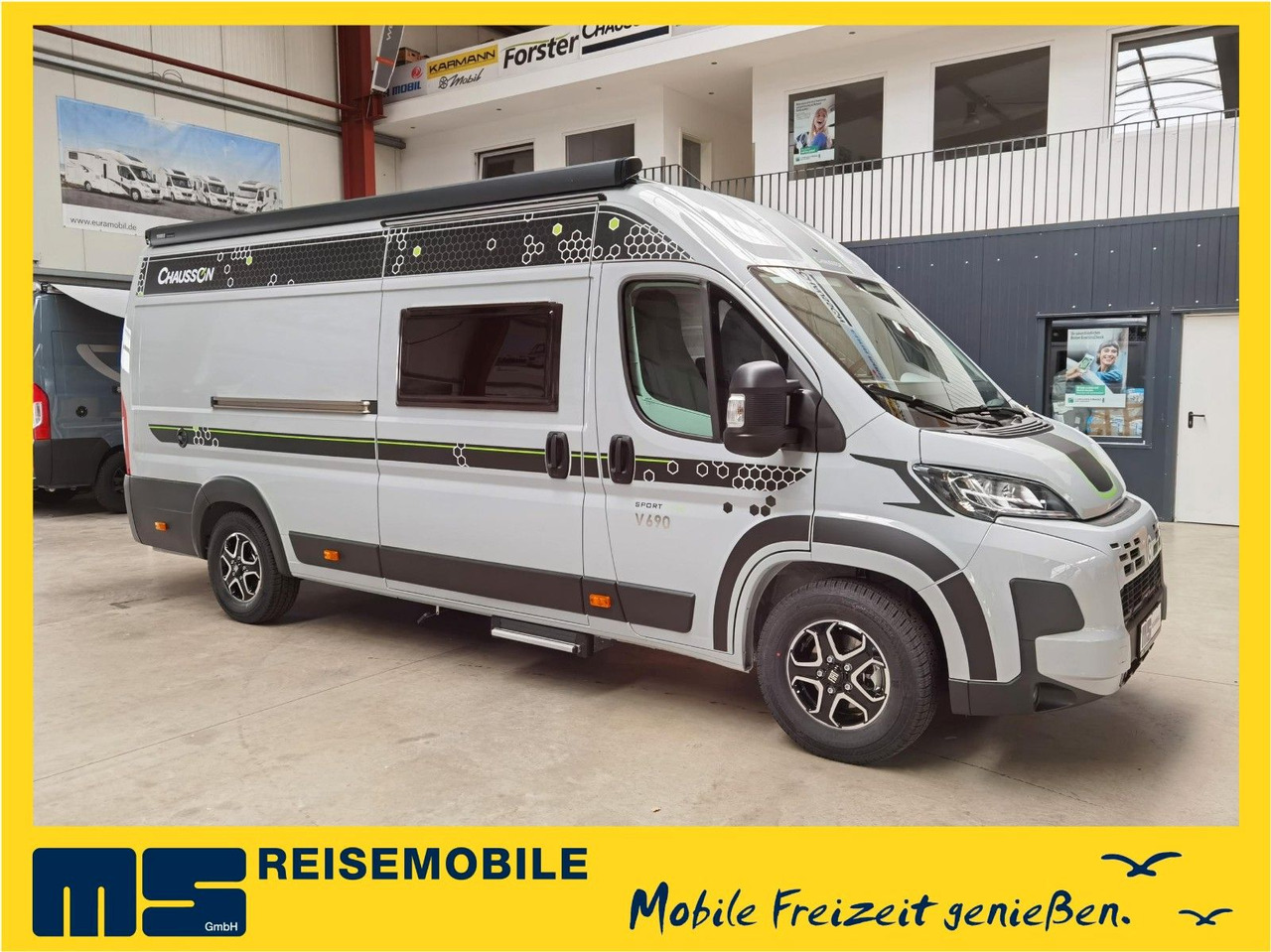 Chausson V690 SPORT LINE / -2026- / XXL-HUBBETT E-BIKE GA - Kempingautó: 1 kép. Chausson V690 SPORT LINE / -2026- / XXL-HUBBETT E-BIKE GA - Kempingautó: 1 kép.