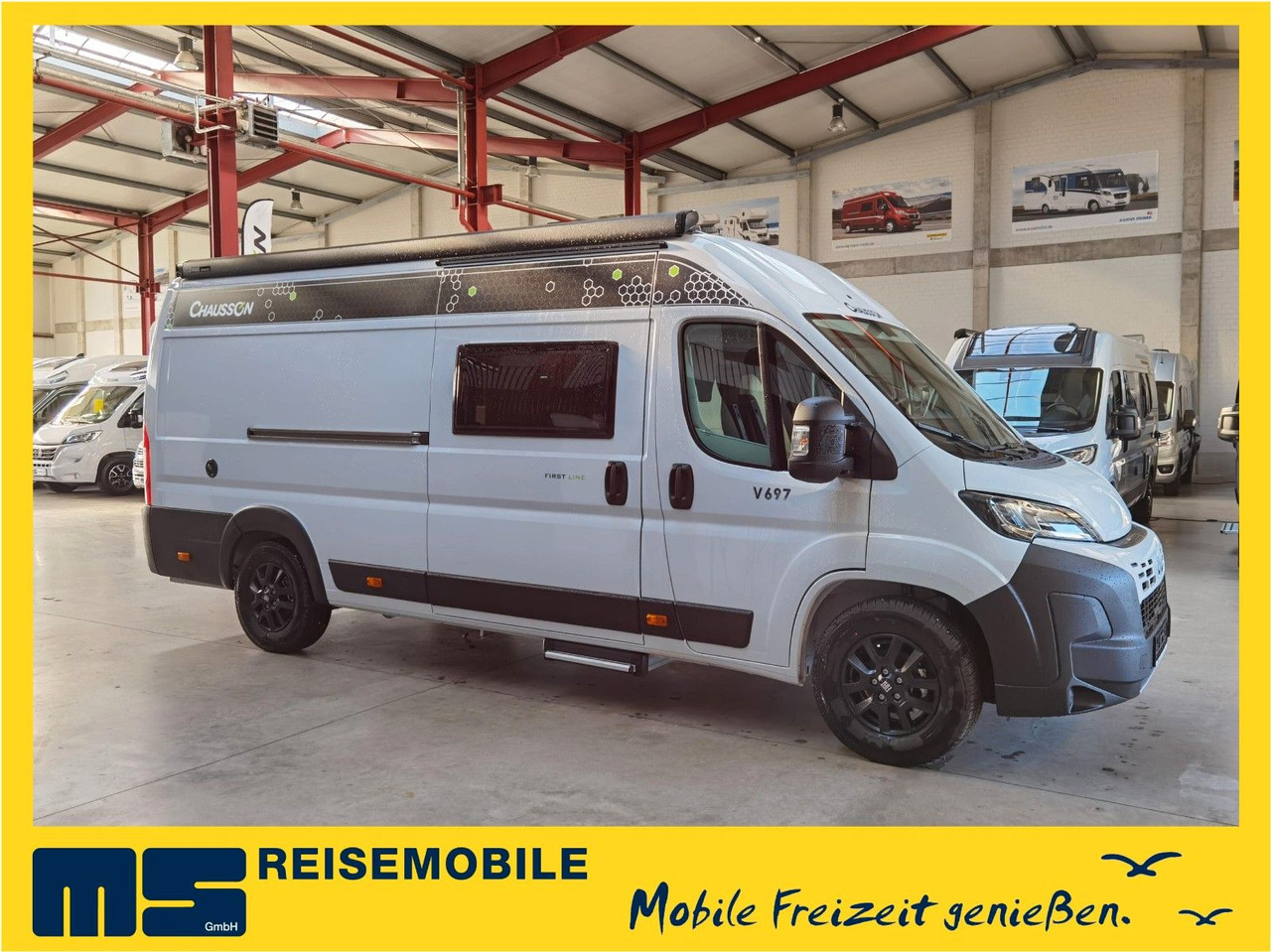 Chausson V697 FIRST LINE / -2025- / 140PS / EINZELBETTEN - Kempingautó: 1 kép. Chausson V697 FIRST LINE / -2025- / 140PS / EINZELBETTEN - Kempingautó: 1 kép.