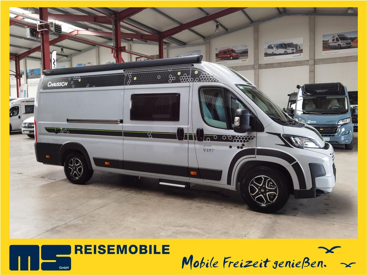 Chausson V697 SPORT LINE /-2025- / 140PS-8G /ARCTIC-PAKET - Kempingautó: 1 kép. Chausson V697 SPORT LINE /-2025- / 140PS-8G /ARCTIC-PAKET - Kempingautó: 1 kép.