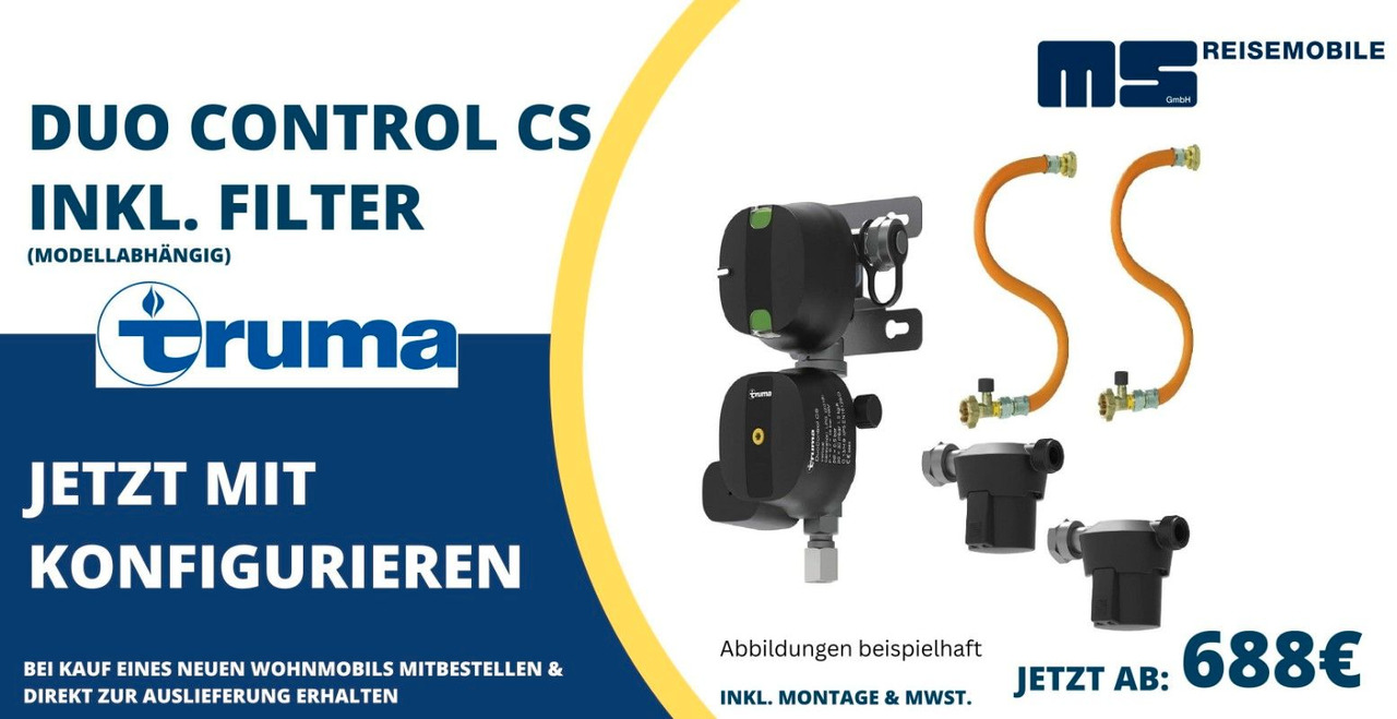 Félintegrált lakóautó Eura Mobil CONTURA 766 EB / LUMINARY PAKET / EINZELBETTEN: 24 kép.