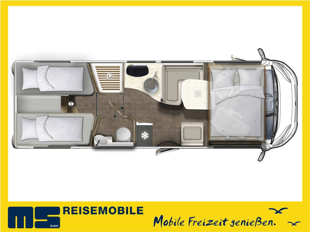 Eura Mobil INTEGRA LINE 720 EB /180PS-9G MAXI/ EINZELBETTEN - Integrált lakóautó: 2 kép. Eura Mobil INTEGRA LINE 720 EB /180PS-9G MAXI/ EINZELBETTEN - Integrált lakóautó: 2 kép.