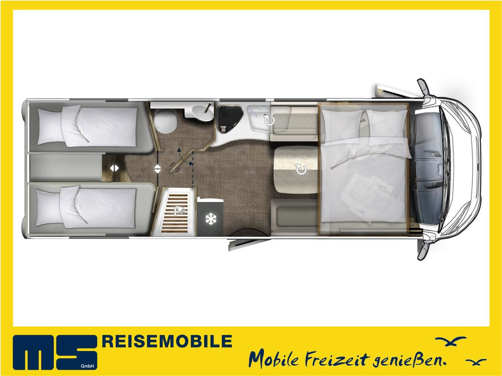 Eura Mobil INTEGRA LINE 720 EF/180PS/EINZELBETTEN & HUBBETT - Integrált lakóautó: 2 kép. Eura Mobil INTEGRA LINE 720 EF/180PS/EINZELBETTEN & HUBBETT - Integrált lakóautó: 2 kép.