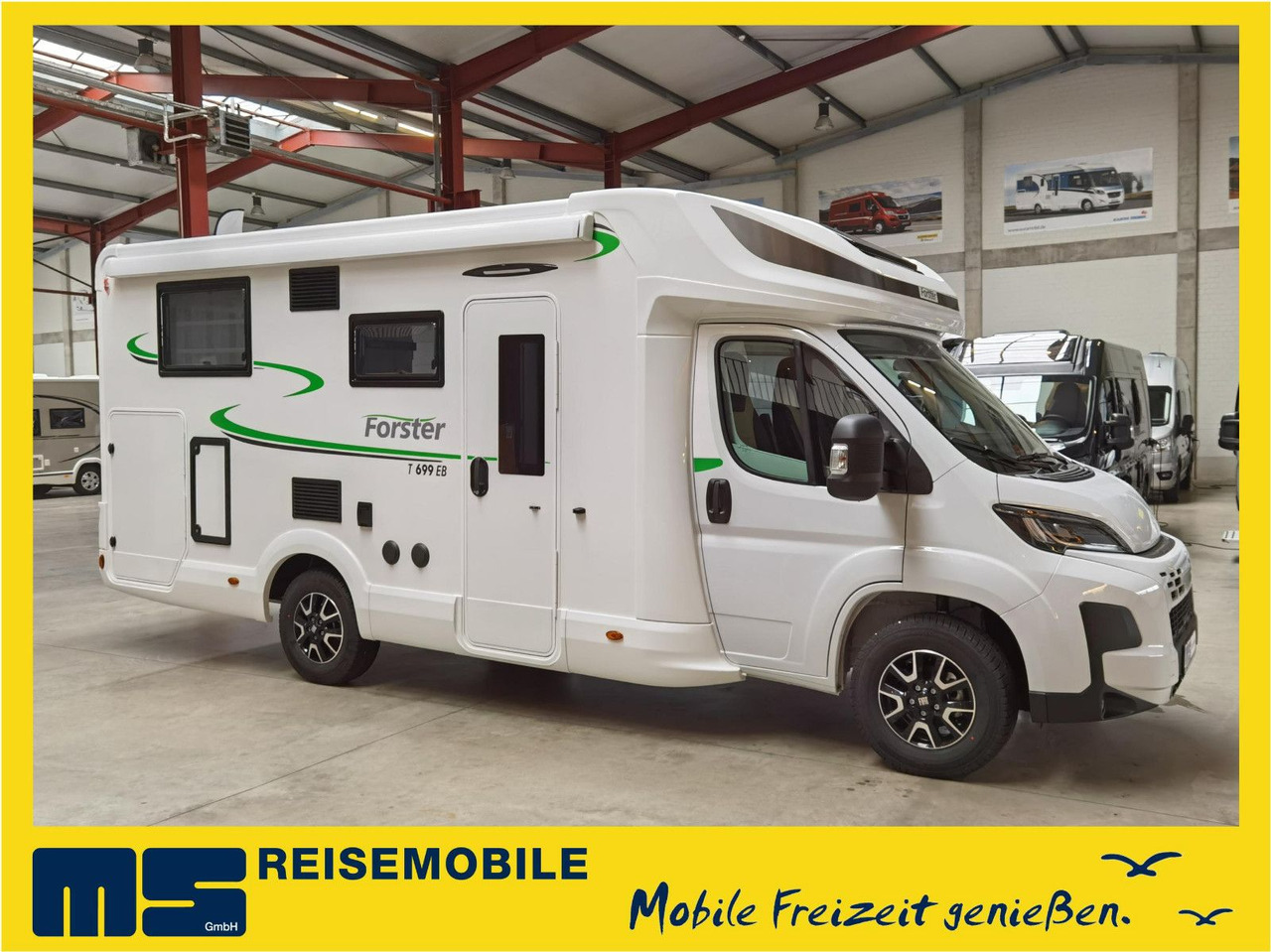 Forster T 699 EB / -MODELL 2025-/ EINZELBETTEN & HUBBETT - Félintegrált lakóautó: 1 kép. Forster T 699 EB / -MODELL 2025-/ EINZELBETTEN & HUBBETT - Félintegrált lakóautó: 1 kép.